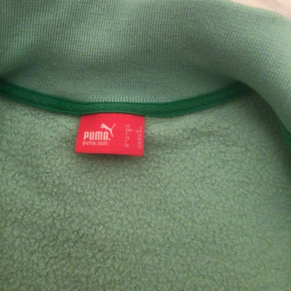 Puma green sweatshirt ,size Small - Picture 5 of 7